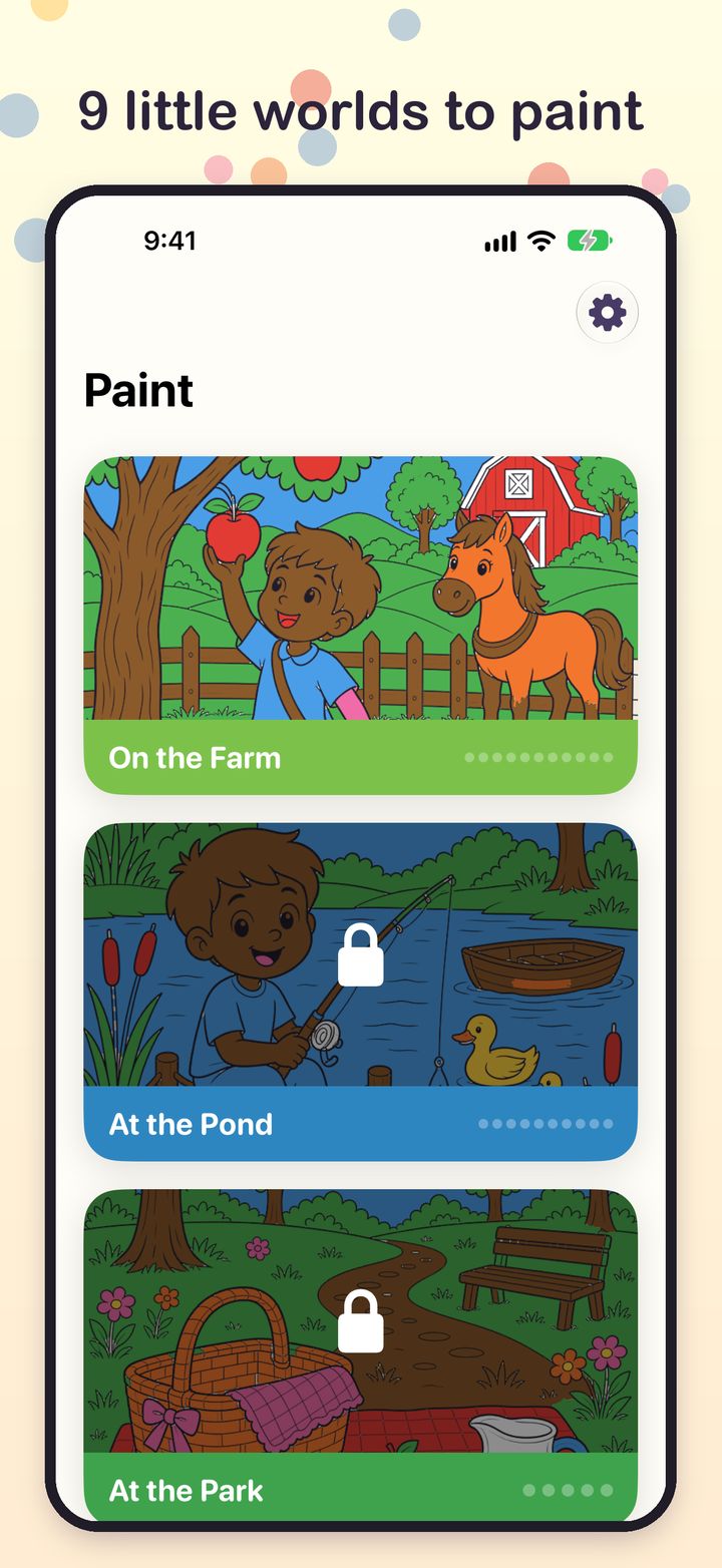 Scene picker on iPhone