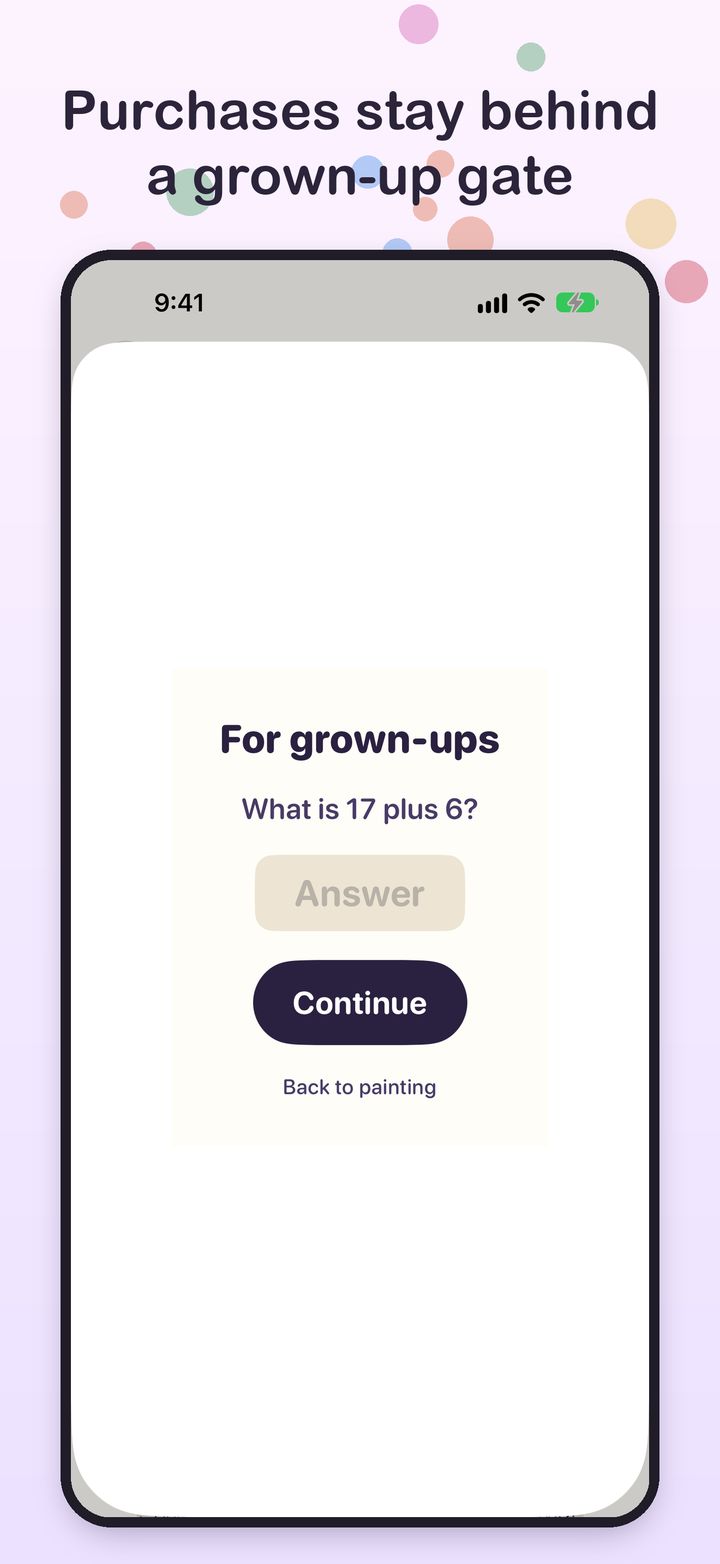 Grown-ups gate on iPhone